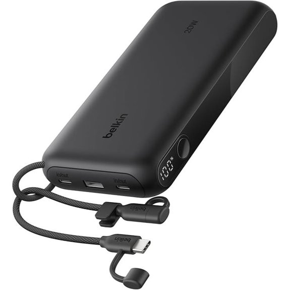 Belkin 20,000mAh USB-C Power Bank with Digital Display