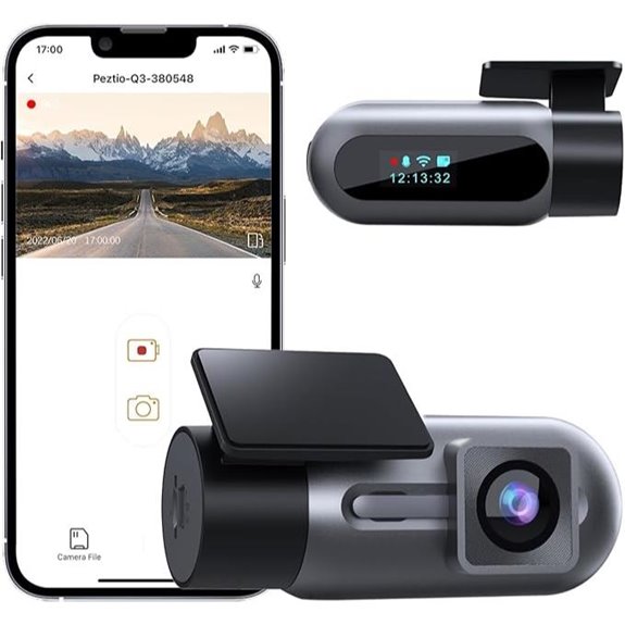 FHD WiFi Car Dash Cam with Night Vision