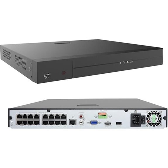 16-Channel 4K PoE NVR with Remote Access