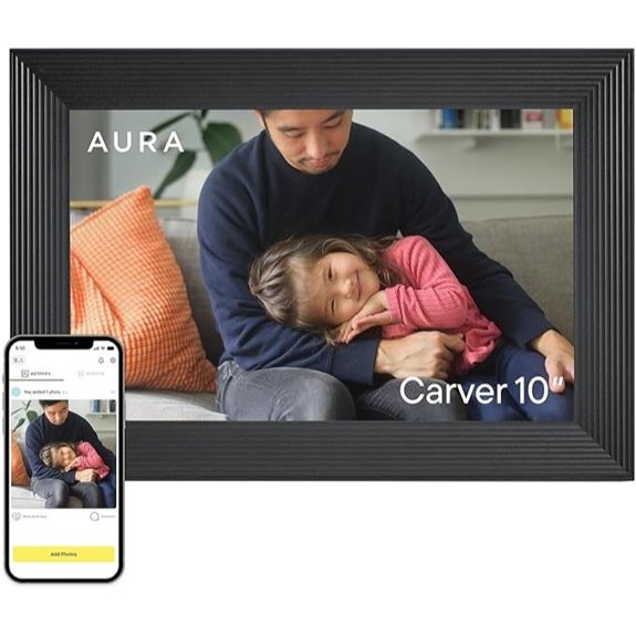 Aura Carver HD WiFi Digital Frame 10.1