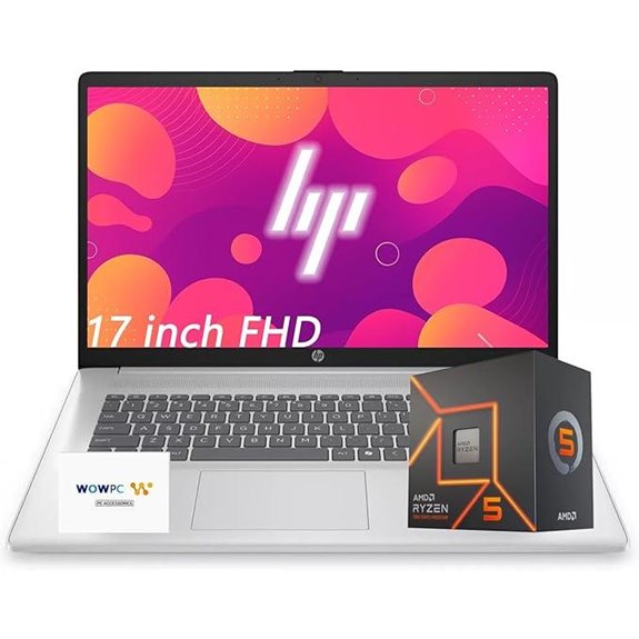 HP 17 Business Laptop with Ryzen 5 and 64GB RAM
