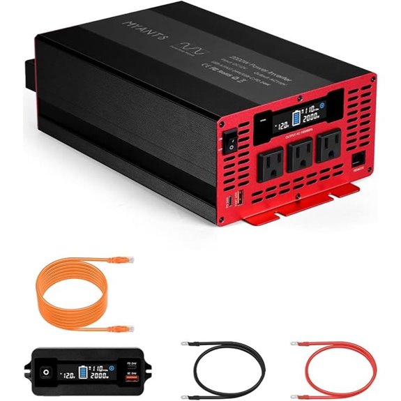 2000W Pure Sine Wave Car Power Inverter with USB