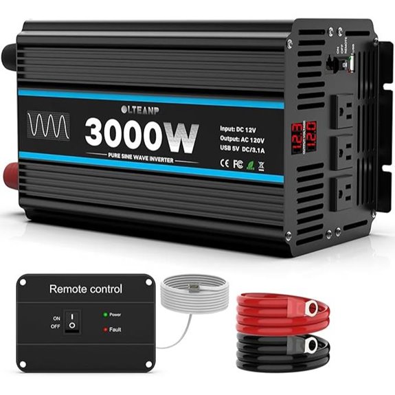 3000W Pure Sine Wave Car Power Inverter