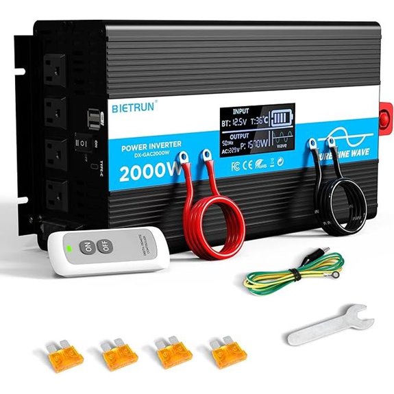 2000W Pure Sine Wave Car Power Inverter