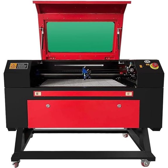 80W CO2 Laser Engraver & Cutter with Pass Air Assist