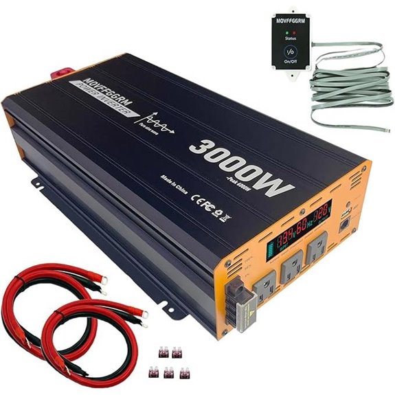 3000W Pure Sine Wave Power Inverter with LCD