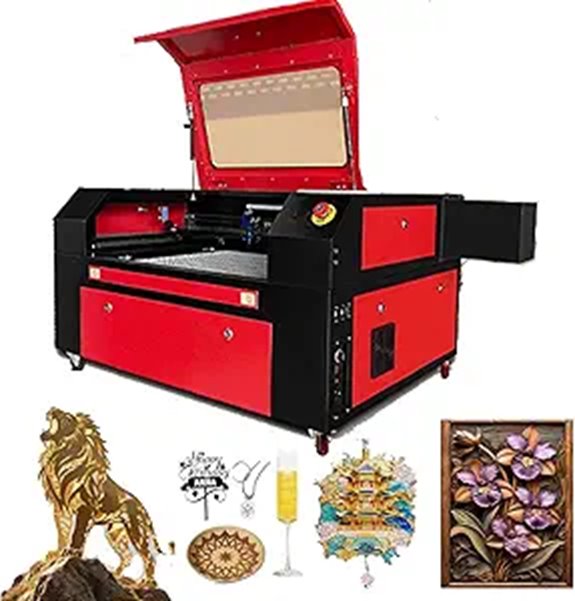 80W CO2 Laser Engraving Machine with Air Assist