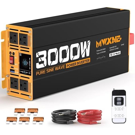 3000W Pure Sine Wave Inverter with USB & Remote
