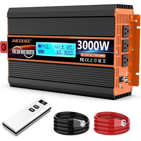 3000W Pure Sine Wave Power Inverter with USB