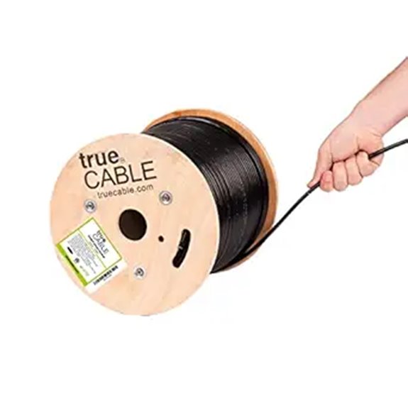 TRUE CABLE Cat6A Direct Burial Ethernet Cable 500ft