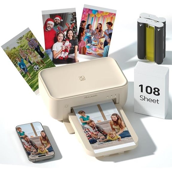 HPRT 4x6 Photo Printer with 108 Sheets