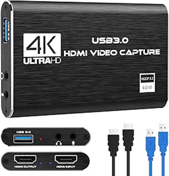 4K HDMI Capture Card for Switch and Consoles