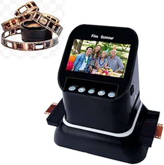 Professional 22MP Film Scanner for Negatives & Slides