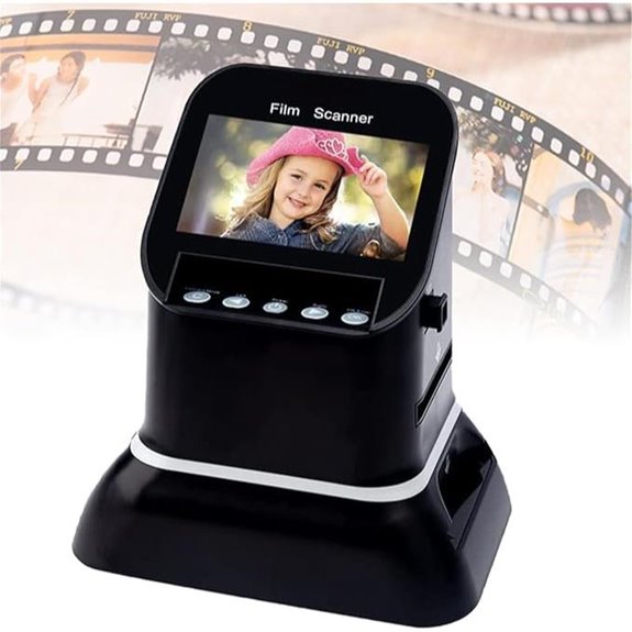 High-Resolution 120 Film Scanner with LCD Display