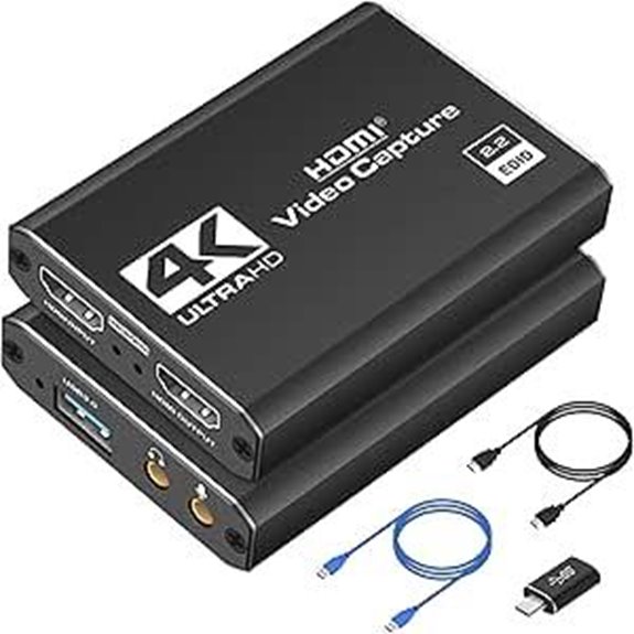 4K HDMI Capture Card for Gaming & Streaming