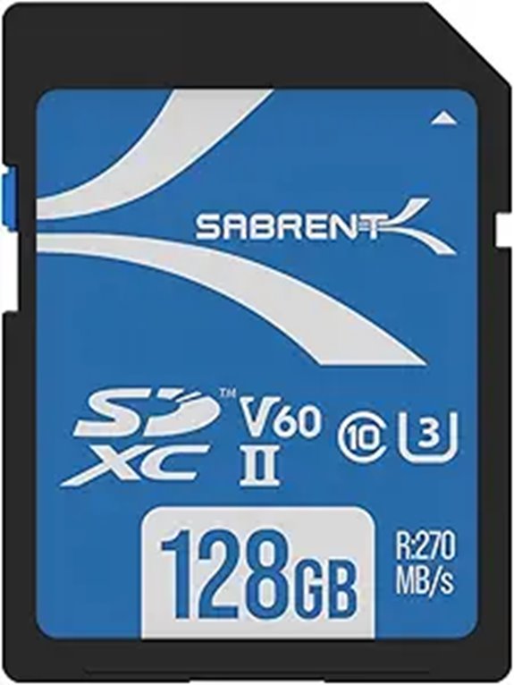 SABRENT Rocket V60 SD Card 128GB UHS-II