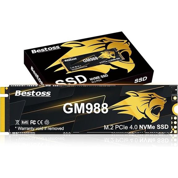 M.2 NVMe SSD 4TB PCIe Gen4 for Gaming and Creators