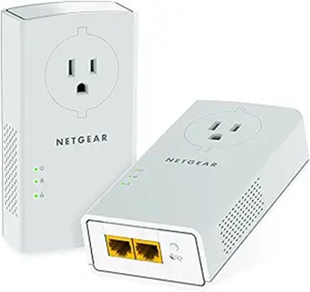 NETGEAR Powerline Adapter Kit 2000 Mbps Passthrough