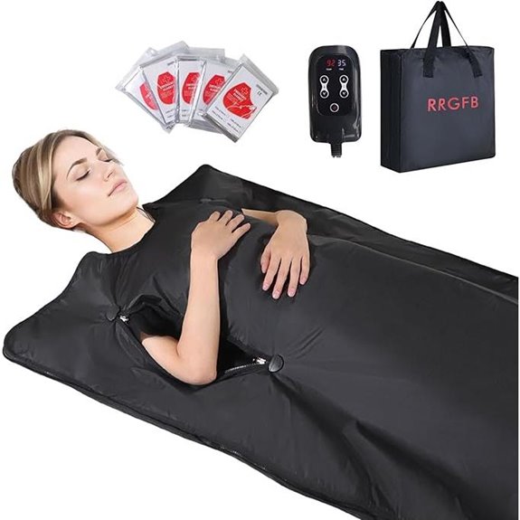 Infrared Sauna Blanket for Home Detox & Weight Loss