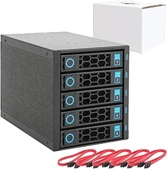 RackChoice Hard Drive Enclosure with Hot Swap