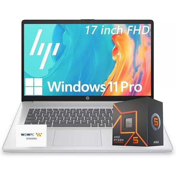 HP 17 Business Laptop with Ryzen 32GB RAM 2TB SSD