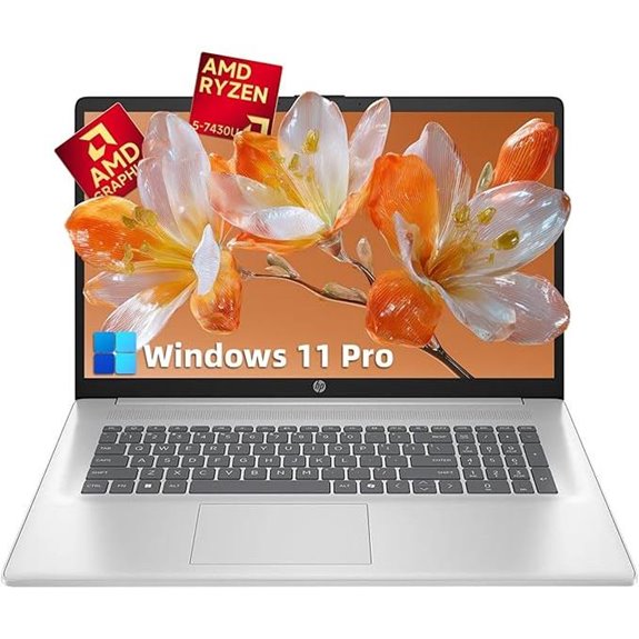 HP 17 Touchscreen Laptop with AMD Ryzen 5