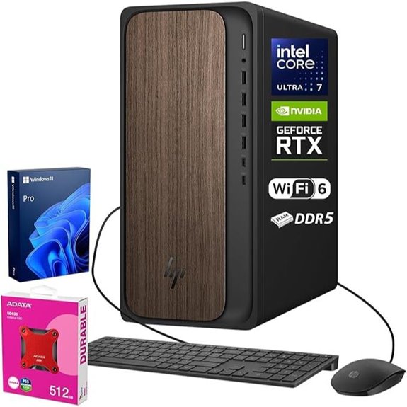 HP OmniDesk AI Desktop PC Bundle with RTX 5060