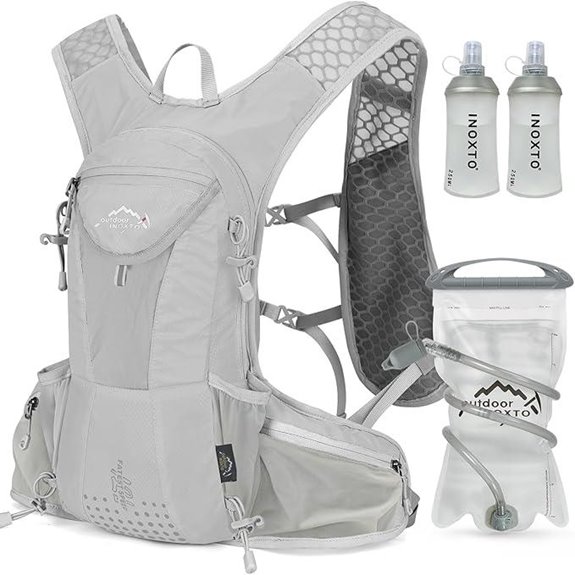 IX INOXTO Hydration Backpack with 2L Leakproof Bladder
