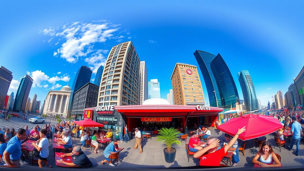 immersive 360 degree panoramic imaging