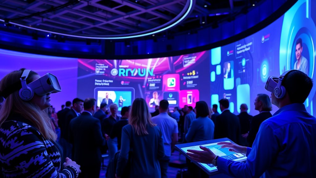 immersive virtual event technologies