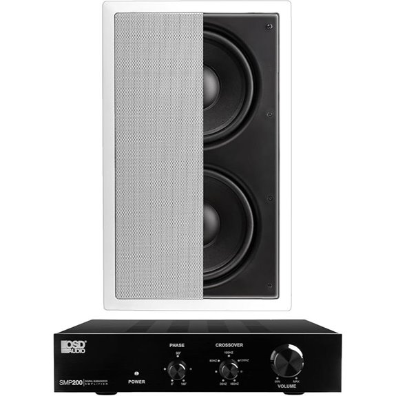 In-Wall Subwoofer & Amplifier Bundle (IWS88)