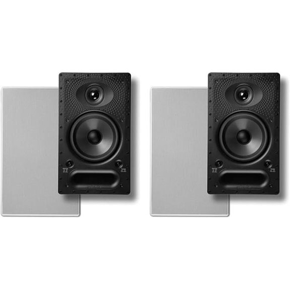 Polk Audio 65-RT Vanishing in Wall Speakers - Pair (White)