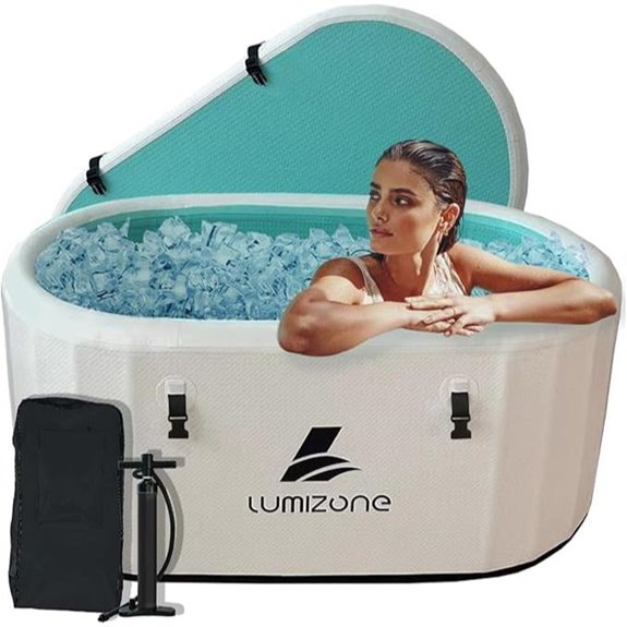Lumizone Inflatable Cold Plunge Tub for Athletes