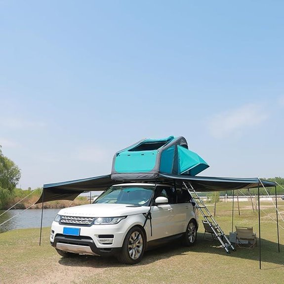 UNISTRENGH Inflatable SUV Roof Tent with Skylight