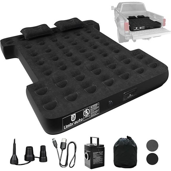 Umbrauto Inflatable Truck Bed Air Mattress with Pump