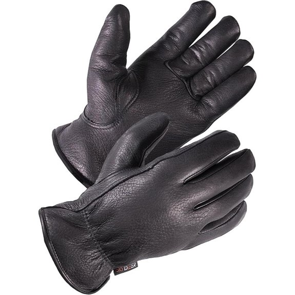 SKYDEER Deerskin Leather Winter Insulated Work Gloves