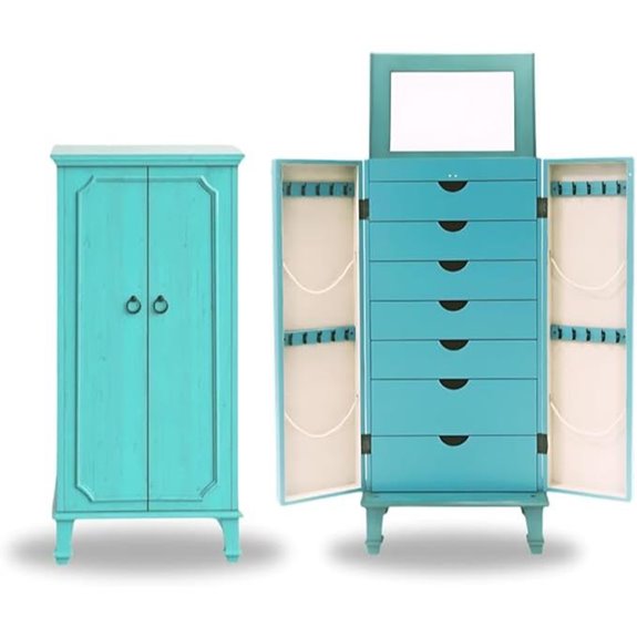 Hives & Honey Cabby Jewelry Armoire with Mirror