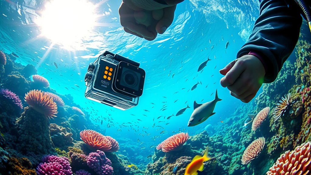 key features for underwater cameras