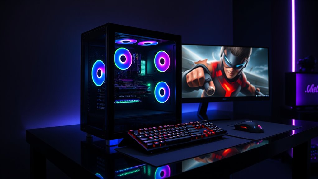 key gaming desktop features