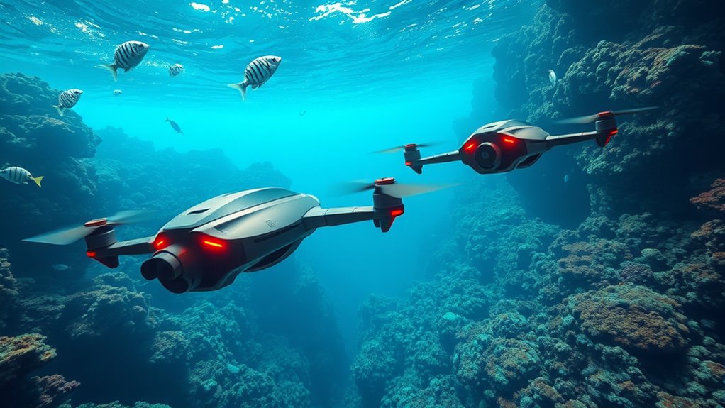key underwater drone features