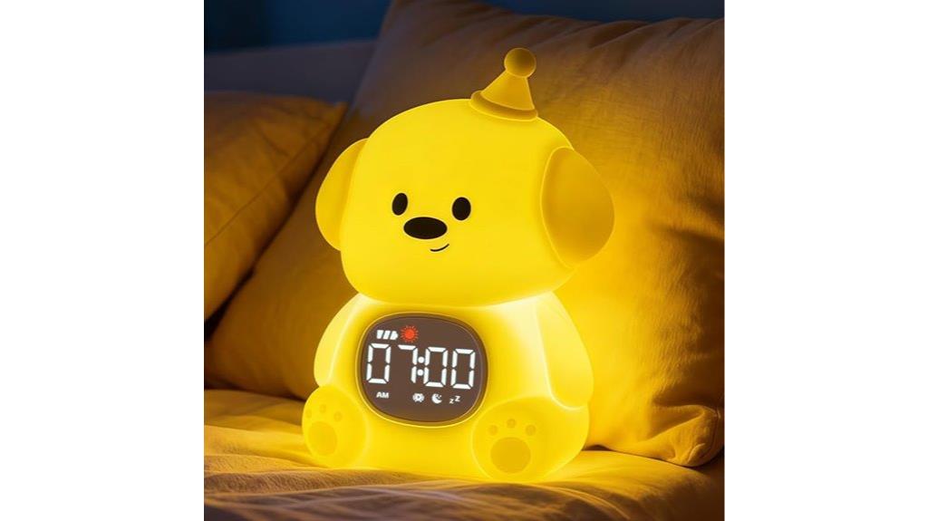kids alarm clock with night light