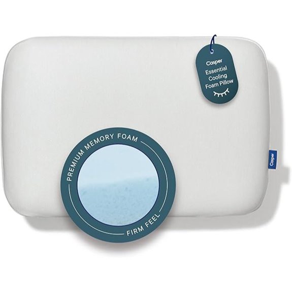 Casper Cooling Foam Pillow King Size Support for Side Sleepers