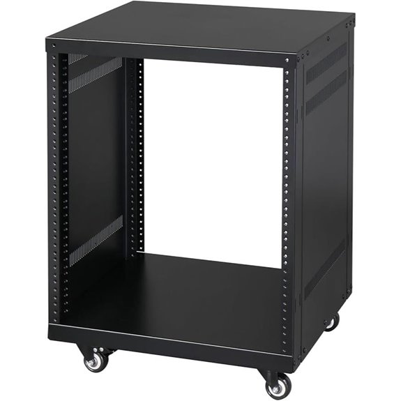 Ktaxon 12U AV Server Rack with Casters and Vent