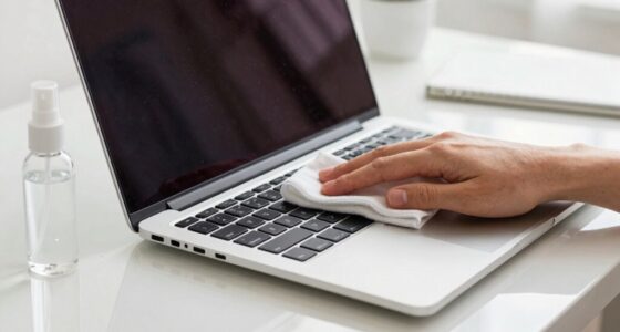 laptop cleaning safety tips