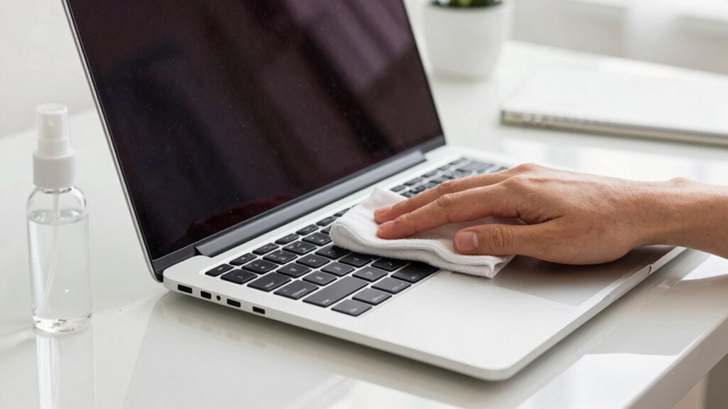 laptop cleaning safety tips