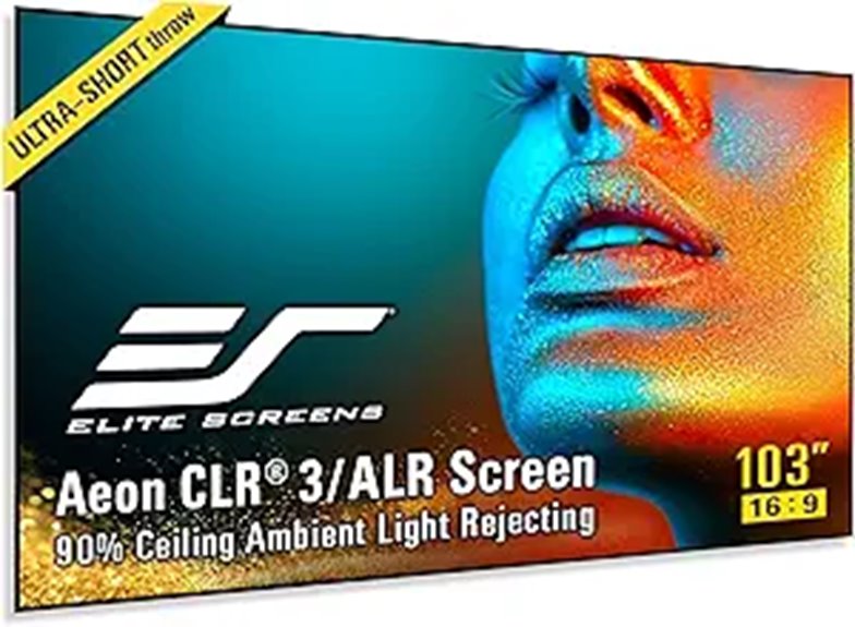Elite Screens Aeon CLR3 103” UST Projector Screen
