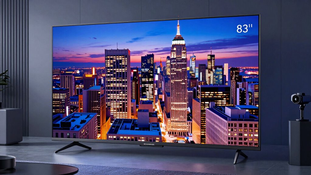 large 83 inch evo oled