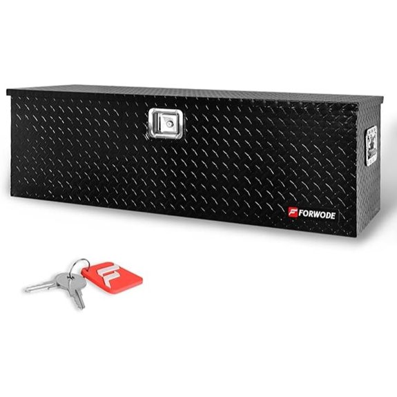 FORWODE 48-Inch Aluminum Truck Bed Toolbox