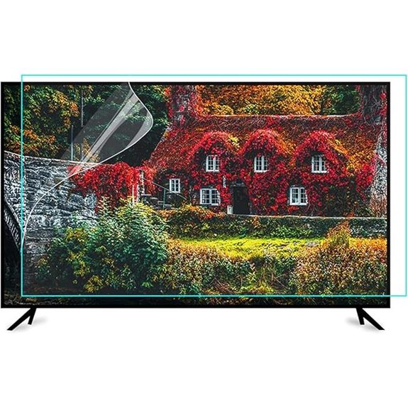 65-inch Anti-Glare TV Screen Film with Blue Light Filter