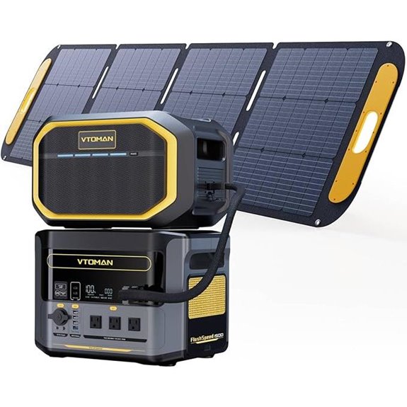 VTOMAN 3096Wh Portable Power Station & Solar Panel